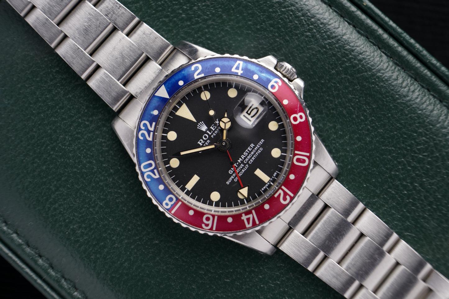 GMT-Master 1675 Pepsi Vintage | perfekte Patina Mark II