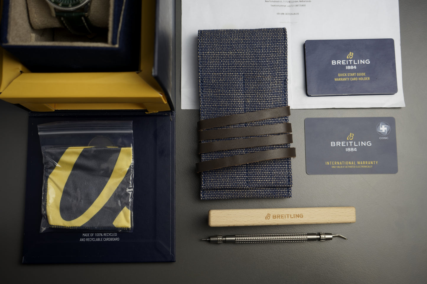 Navitimer Automatik Grün 41mm A17326 |  Full Set Verklebt