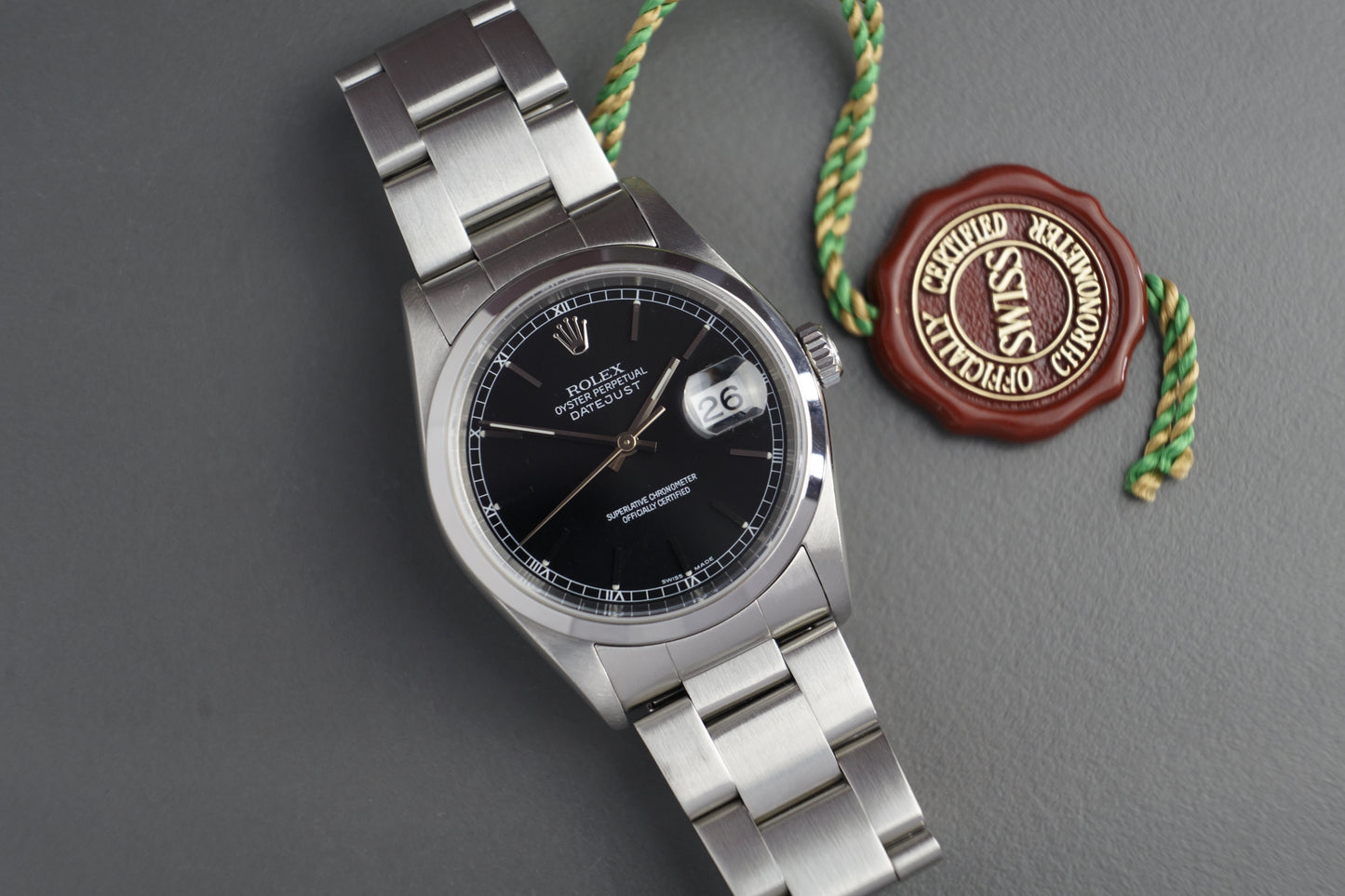 Datejust 36 Oyster Ref. 16200 | Full Set Erstkaufrechnung