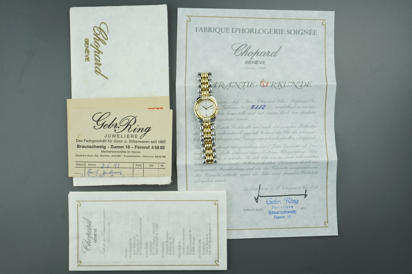 Gstaad Ref. 8112 Diamonds 18K Zertifikat | 24mm