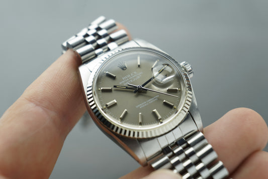 Datejust Grau 36 | 16014 Weißgold Lünette Jubilee