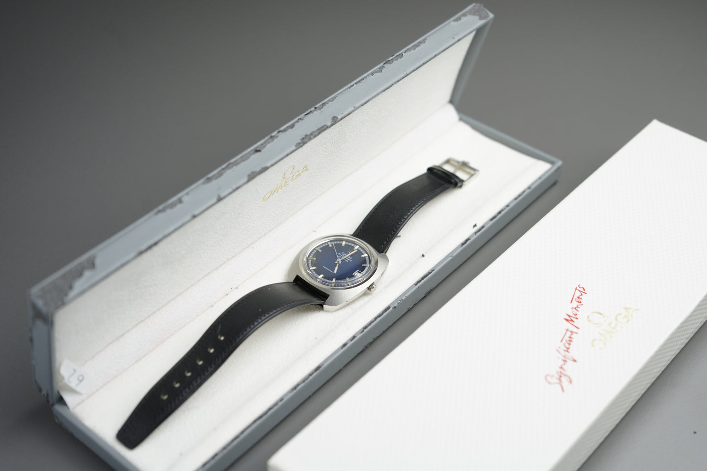 OMEGA f-300 Chronometer NOS Vintage Farbriksticker