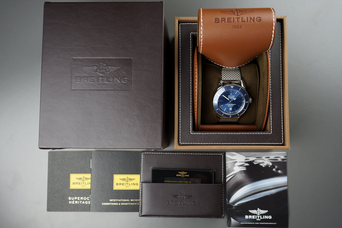 Superocean Heritage | 46mm deutsches Full Set Top Zustand A1732016