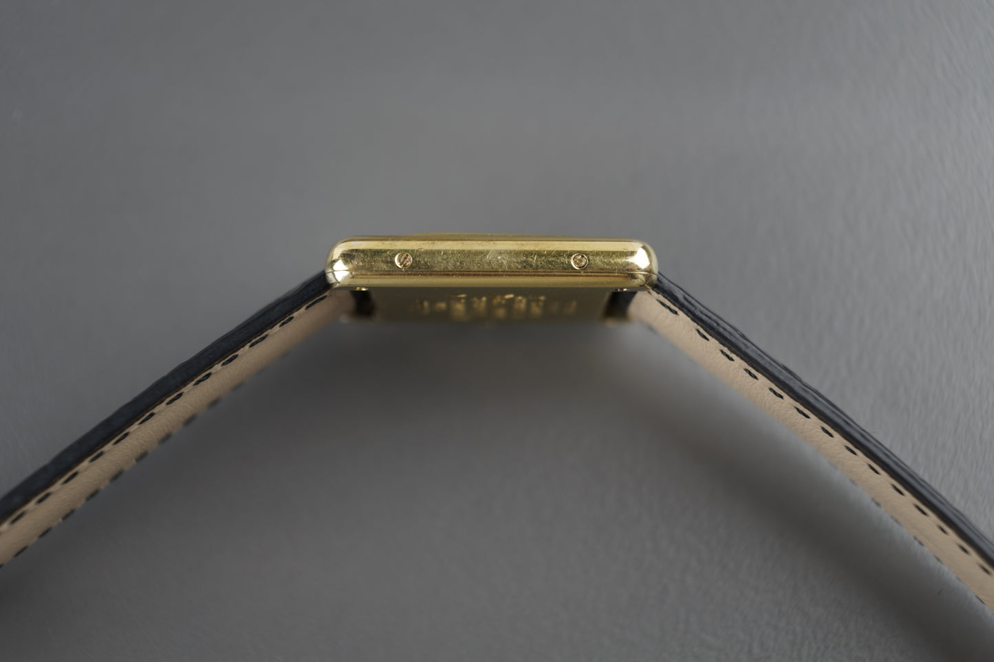 Tank Vermeil 23 x 30 mm Roman 590005 Vintage Unisex