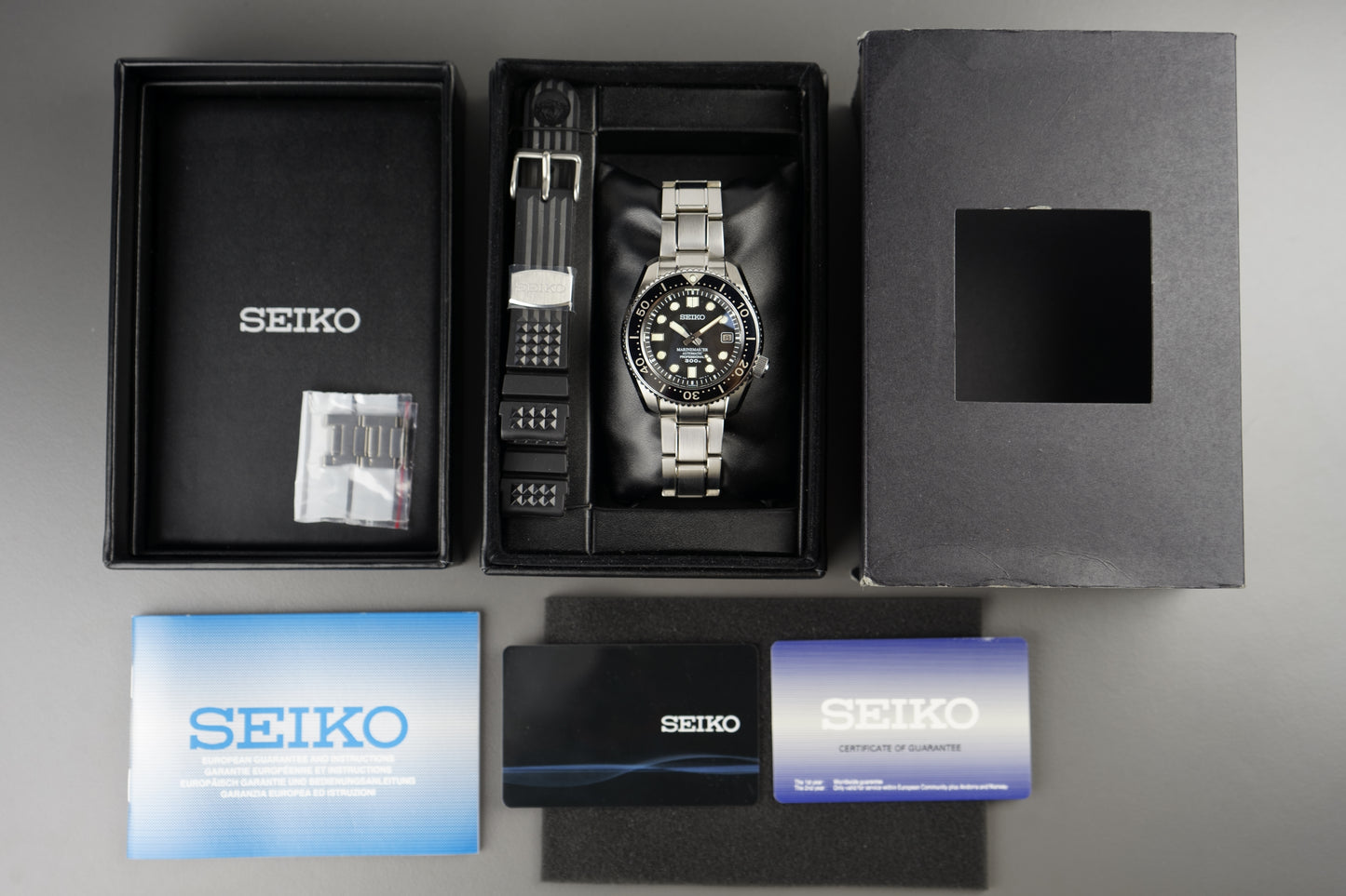 Marinemaster Diver SBDX017 schwarz | Full Set