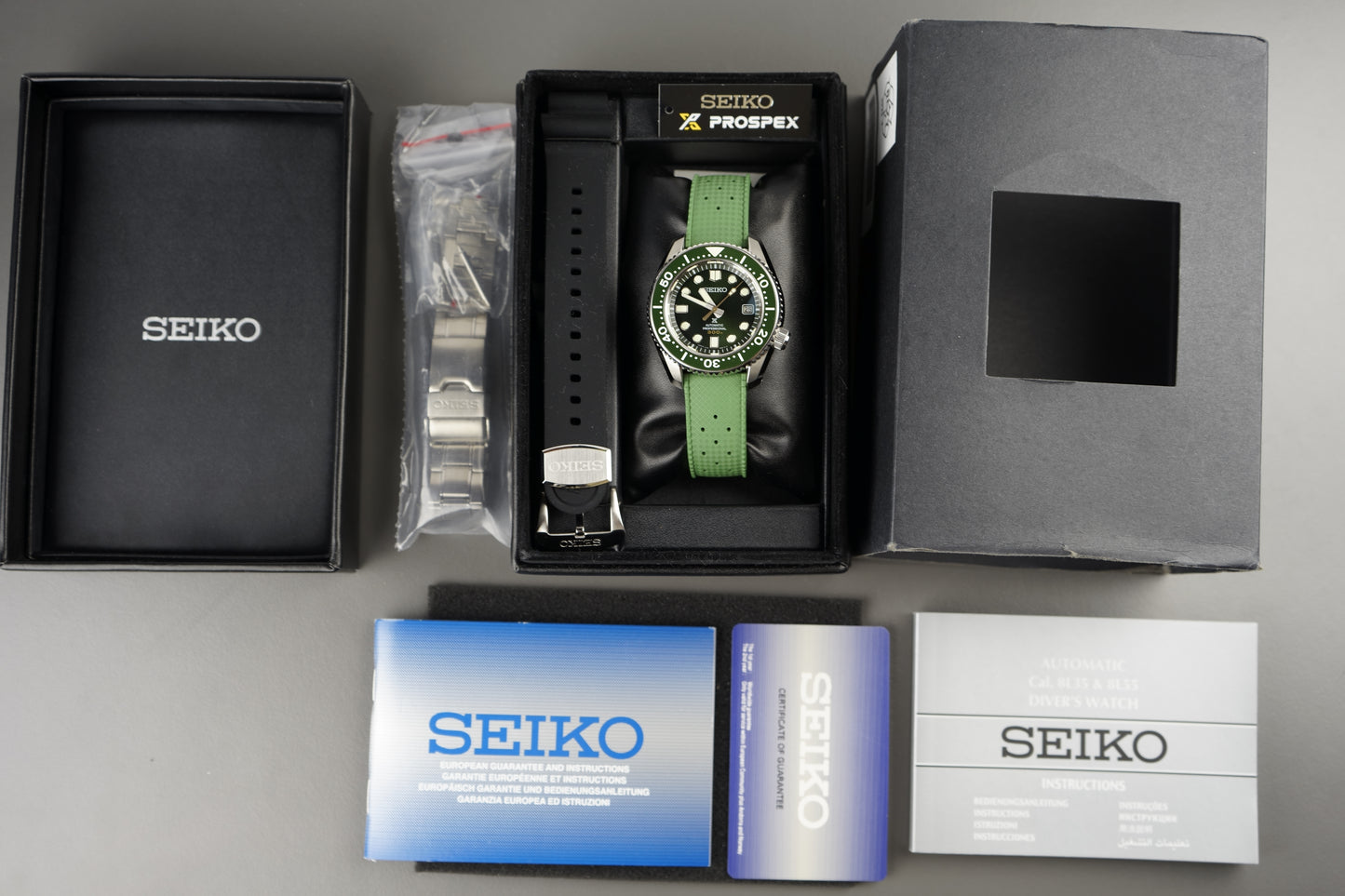 Prospex Marinemaster Diver SLA019 Grün Limited | Full Set