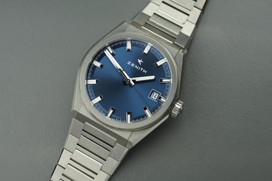 Defy Titanium Blau Automatik | 41mm Full Set