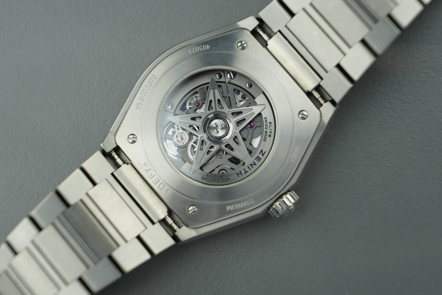 Defy Titanium Blau Automatik | 41mm Full Set