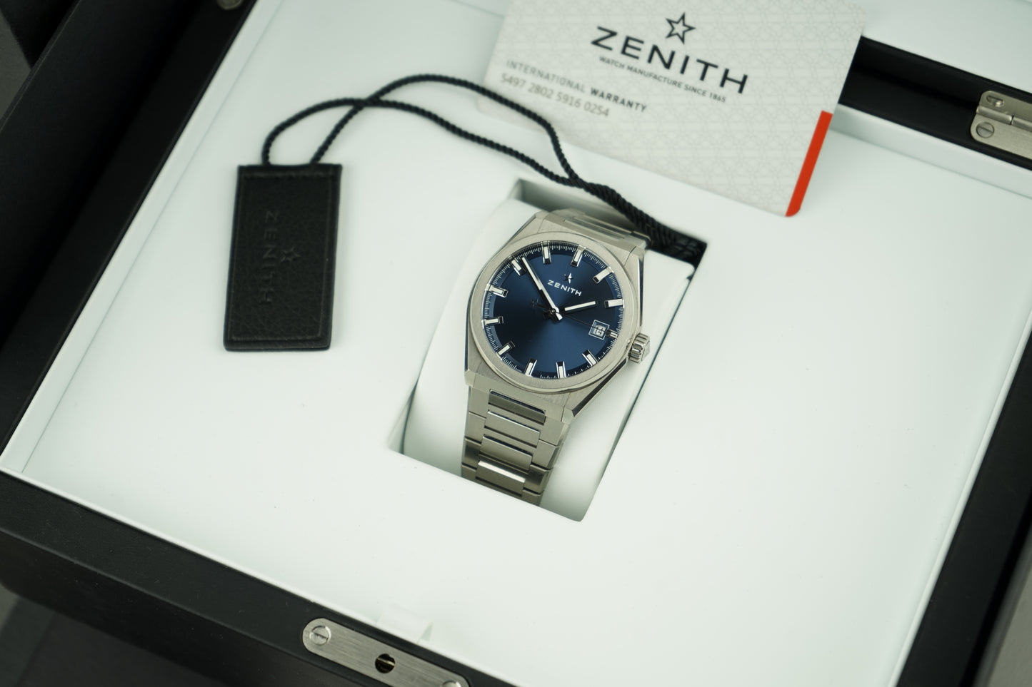 Defy Titanium Blau Automatik | 41mm Full Set