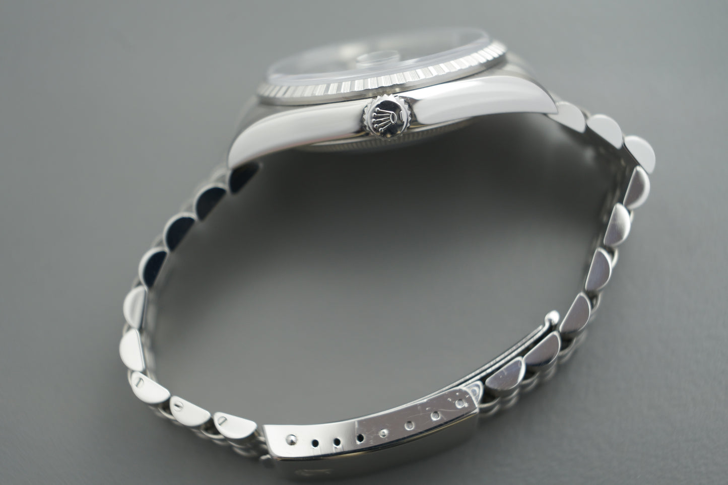 Rolex Datejust 36mm Ref. 16220 Jubilee schwarzes Blatt inkl. Etui