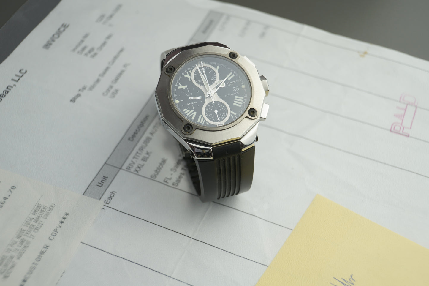 Baume Et Mercier Riviera Automatik Chronograph orig. Rechnung