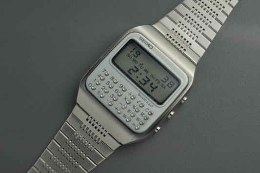 Seiko Calculator LC vintage Taschenrechner Top Zustand