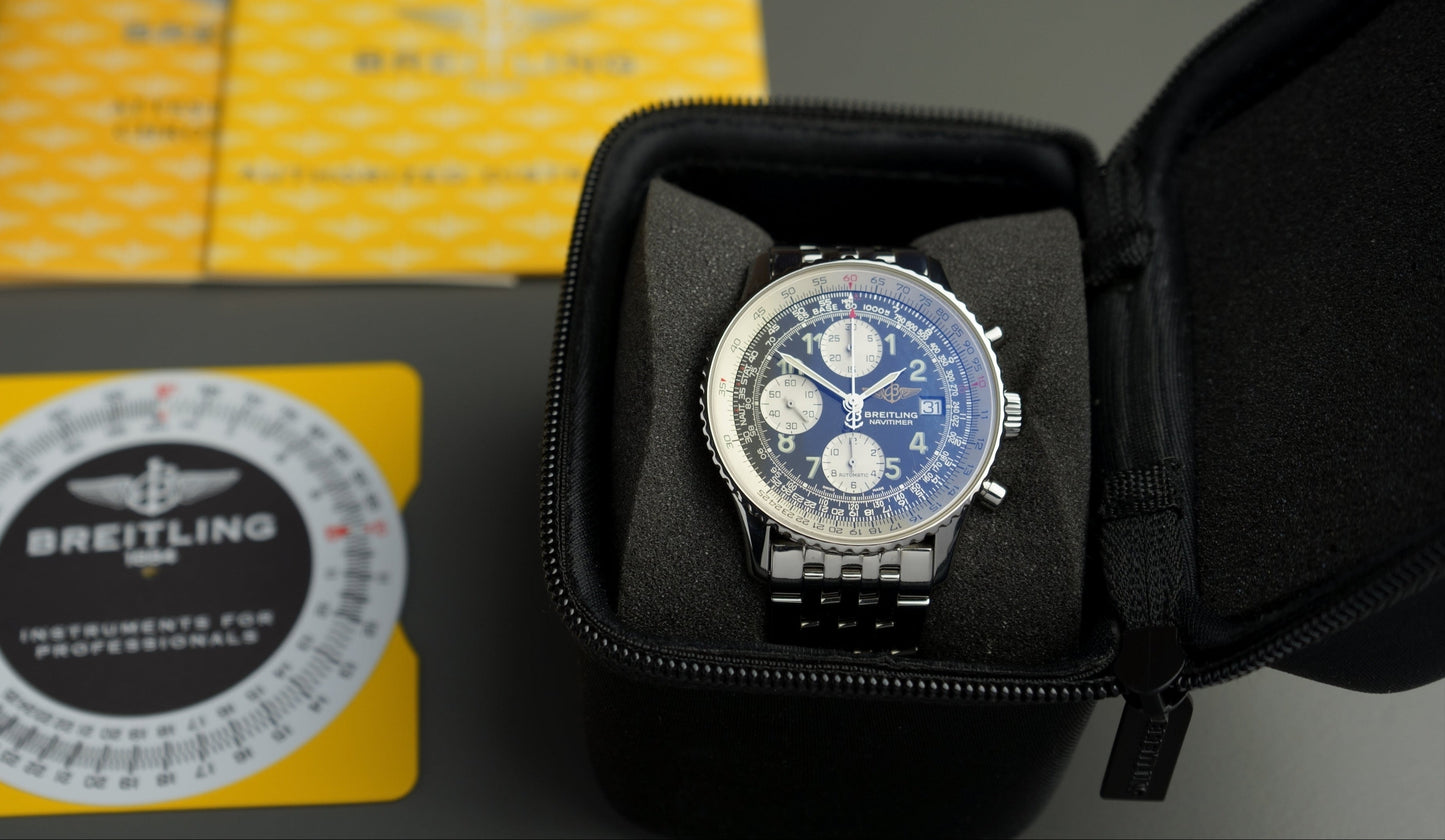 Old Navitimer | 41mm mit allen Papieren und Etui Top Zustand A13322