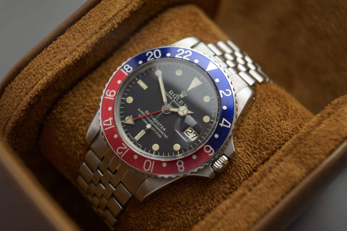 GMT-Master Pepsi 1675 MKI "Long E" Vintage | Volle Revision 2024