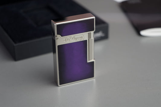 S T Dupont Linge 2 Palladium Double Flame | Full Set