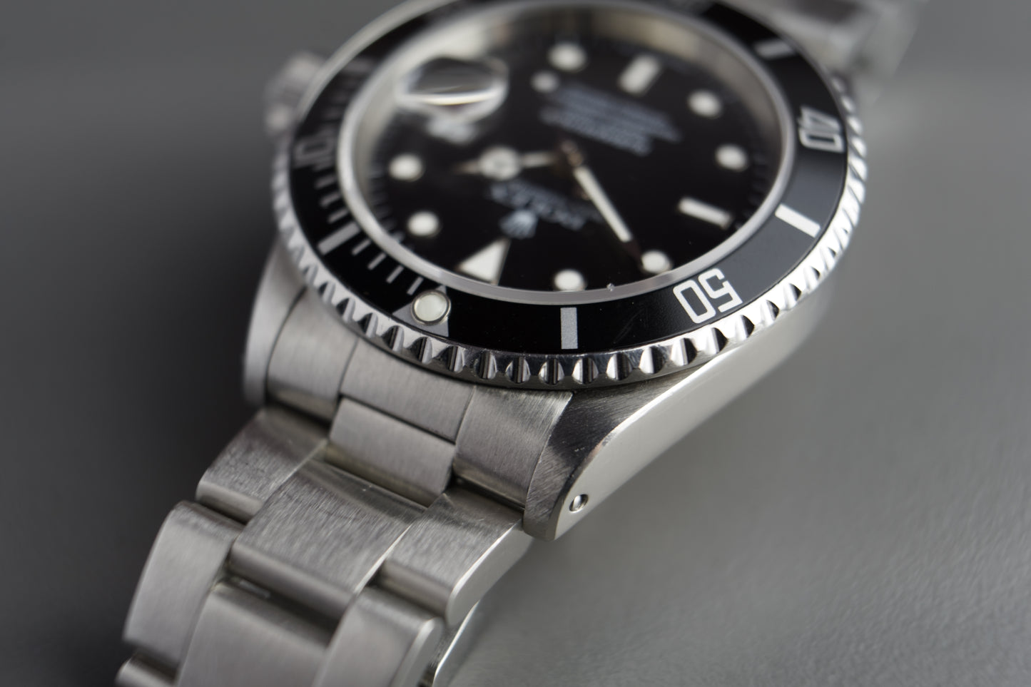 Submariner Date Stahl 16610 schwarzes Zifferblatt | 40mm