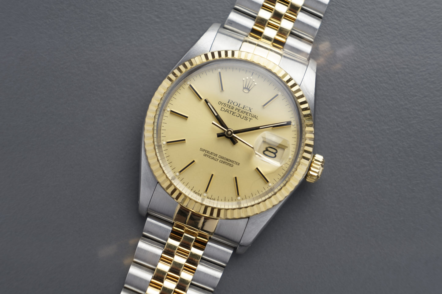 Datejust 36 | 16013 Gelbgold Jubilee Kaum Stretch