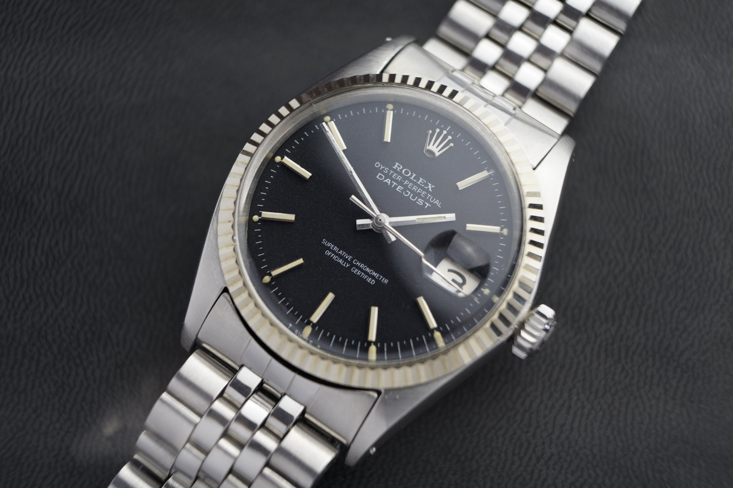 Datejust 36mm Confetti | 1601 Jubilee schwarzes Blatt