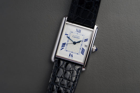 Tank Vermeil 2414 25 x 33 mm Roman Numerals